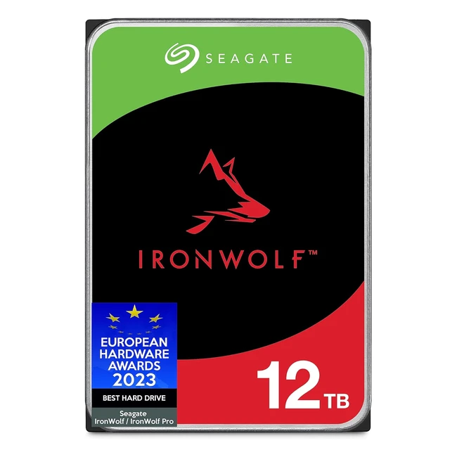 Seagate IronWolf NAS Interne Festplatte 12TB HDD 35 Zoll 7200 Umin CMR 256 MB 