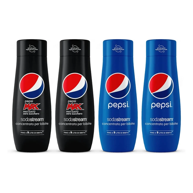 Sodastream Mix Concentrati x Pepsi Max Bundle 1760ml - Freschezza e Gusto Unici