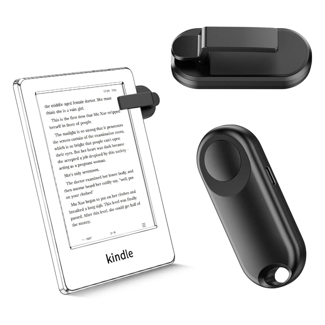 Sycelu RF Remote Control Page Turner for Kindle Paperwhite - Game Changer for Reading in Bed!