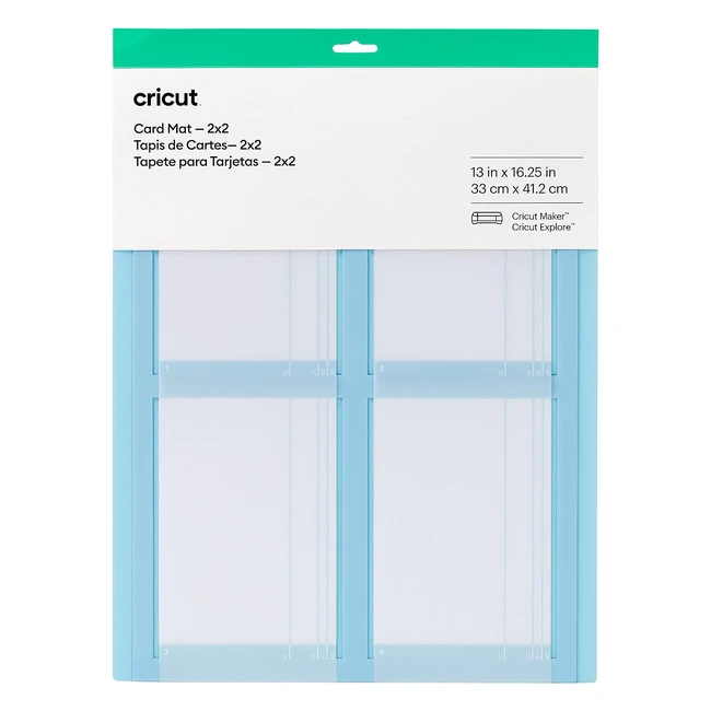 Cricut Card Mat 2 x 2 - Kompatibel mit allen Cricut-Kartengrößen - Erstellen Sie individuelle Karten mit Cricut Maker und Explore Maschinen