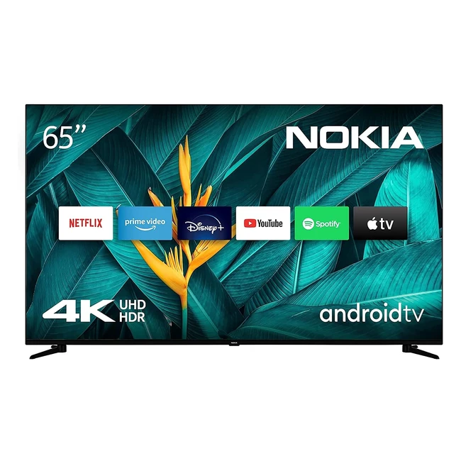Nokia 65 Zoll 164 cm 4K UHD Fernseher Smart Android TV DVBCS2T2 Netflix Prime Video Disney UN65GV320I