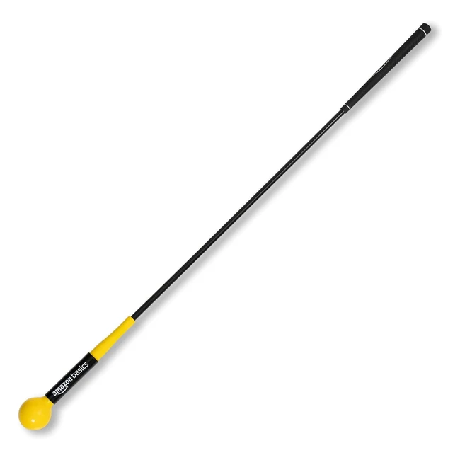 Amazon Basics Accessorio Golf Swing 122 cm - Migliora Velocità, Forza e Flessibilità