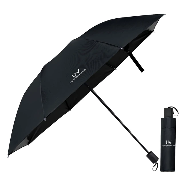 Vicloon Mini Parapluie de Poche Pliant Manuel Compact Résistant au Vent Mixte - Activités Plein Air