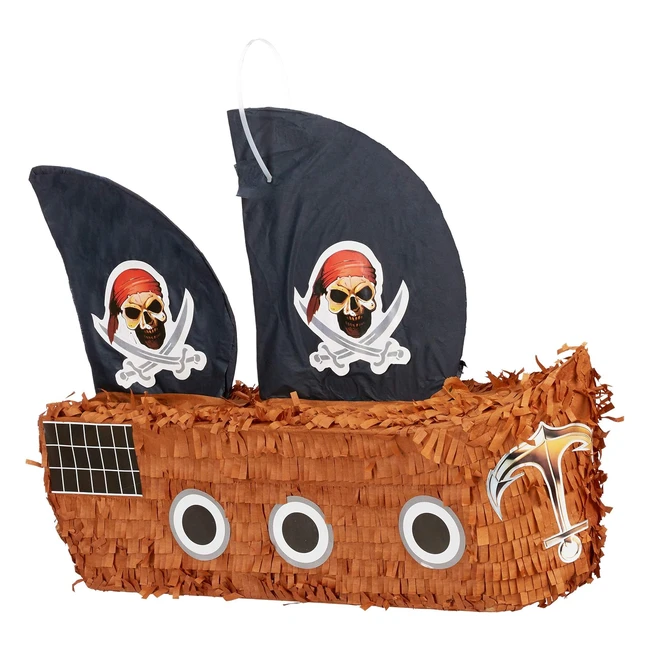 Piata Barco Pirata Sin Relleno - Maxima Diversin - 35 x 44 x 15 cm - Marc