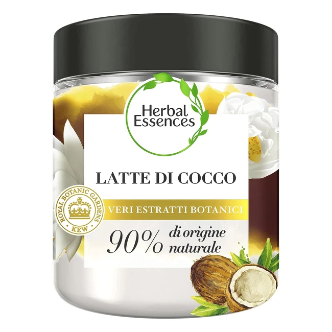 Maschera Capelli Idratante Herbal Essences con Latte di Cocco 250ml - Ref. 1