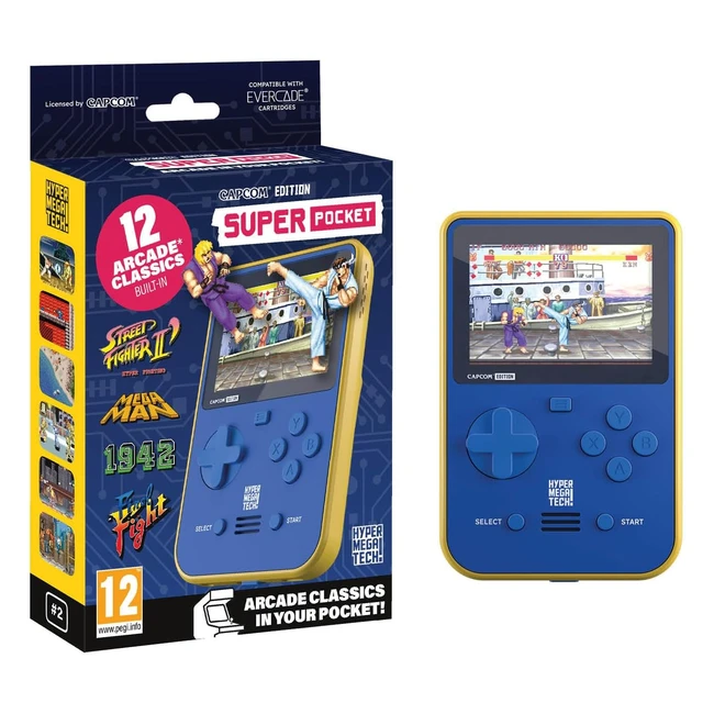 Consola de juegos portátil Capcom Super Pocket - ¡Juega en cualquier lugar!