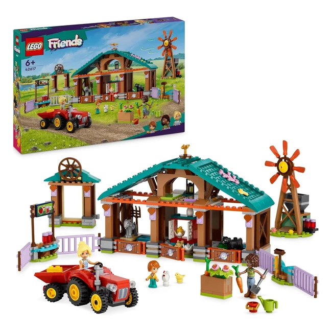 LEGO Friends Santuario Animali Fattoria Trattore Mulino 3 Mini Bamboline 5 Anima