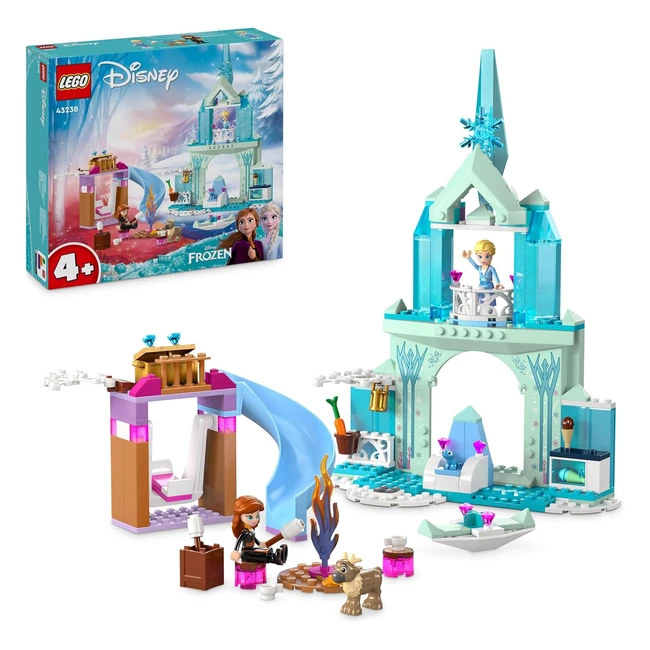 Lego Disney Princess Castello di Ghiaccio di Elsa di Frozen 43238