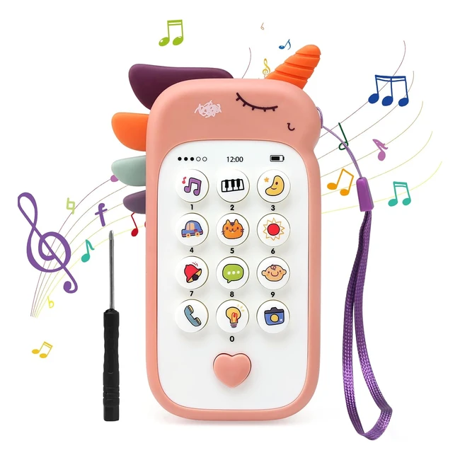 Jouet Bb 1 an - Tlphone Portable pour Bb Fille - Smartphone Bb E