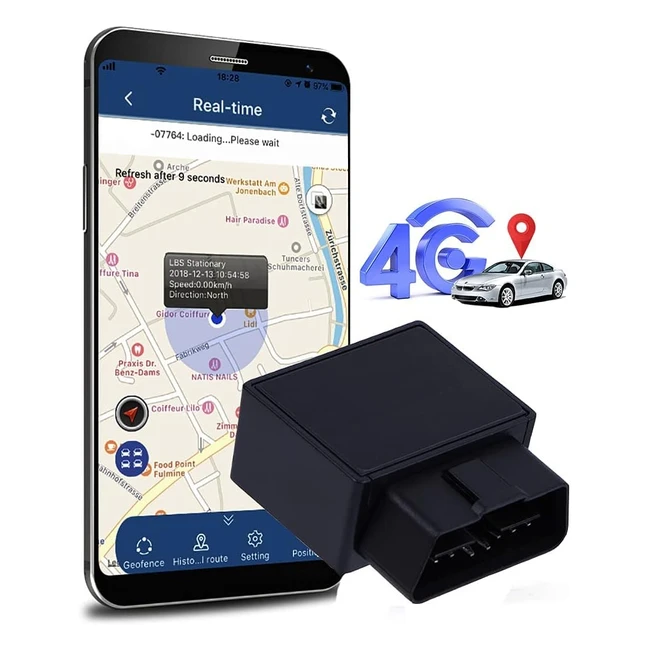 GPS Tracker 4G LTE OBD2 TKMARS TK816 - Protezione Antifurto - Tracciamento in Tempo Reale