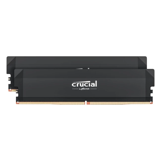 Memoria RAM DDR5 32GB Crucial Pro RAM 6000MHz CL36 Intel XMP 30 AMD Expo CP2K16