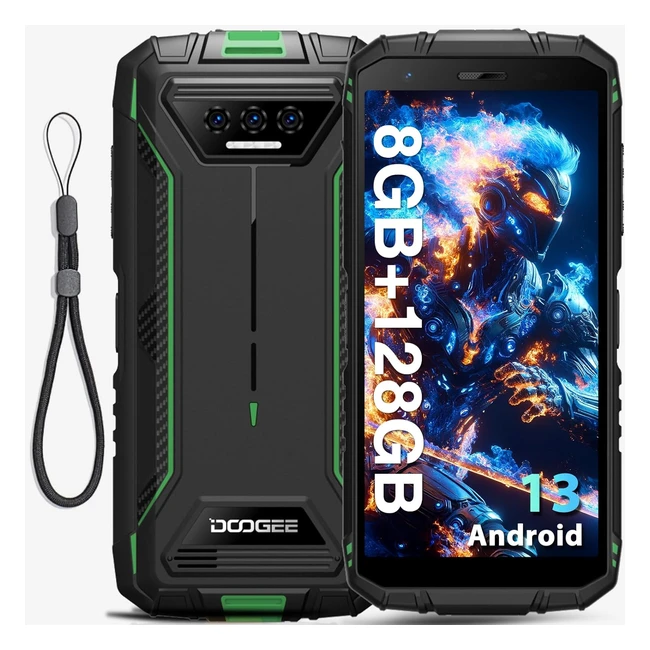 Doogee S41 Plus Rugged Smartphone 2024 8GB RAM 128GB ROM 1TB Phone