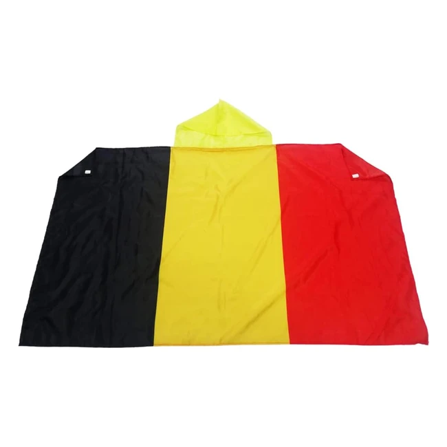 Belgien Umhangflagge 150x90cm - Belgische Cape Fahne 90 x 150 cm - Flaggen