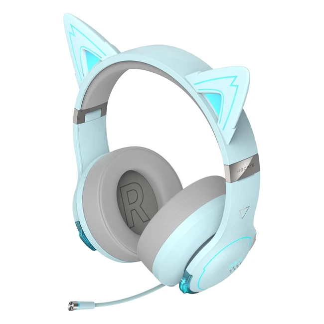 Cuffie Gaming Over Ear Edifier Hecate G5BT Cat - RGB Luce Gatto Magnetiche - Bluetooth - Hires Audio