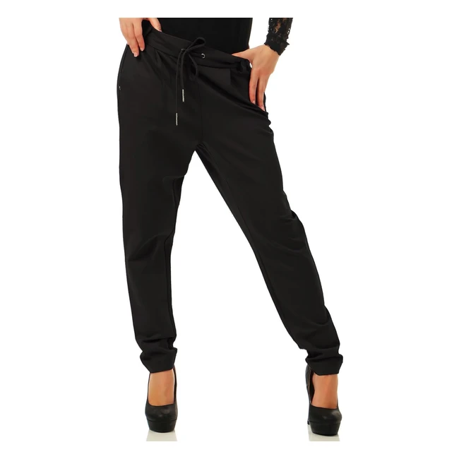 Pantalon Vero Moda Vmeva Taille Moyenne Noir XL 30 - Confortable et Élégant