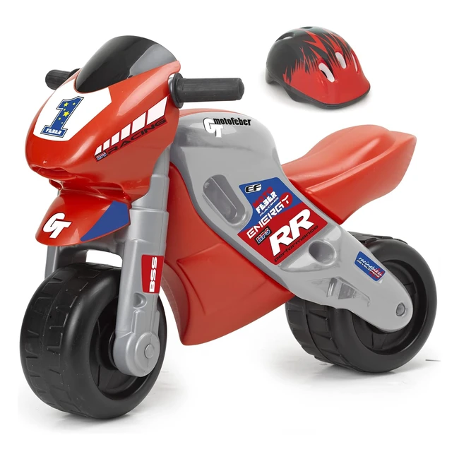 Motofeber 2 Racing Boy Moto Rosso - Famosa 800008171 - Casco Incluso