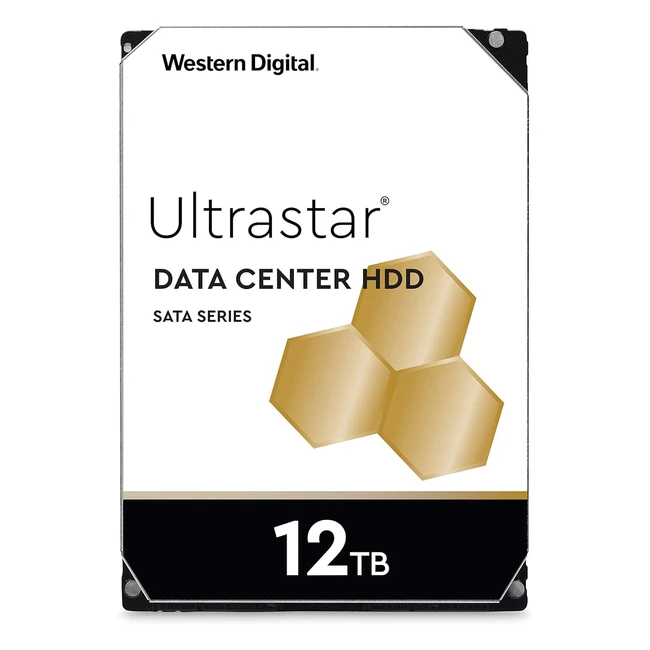 WD Ultrastar 12TB DC HC520 SATA HDD 35 Zoll Interne Festplatte fr Server 256 