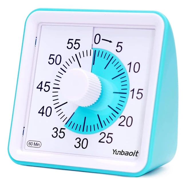 Yunbaoit Visual Analog Timer Silent Countdown Clock Time Management Tool for Kid