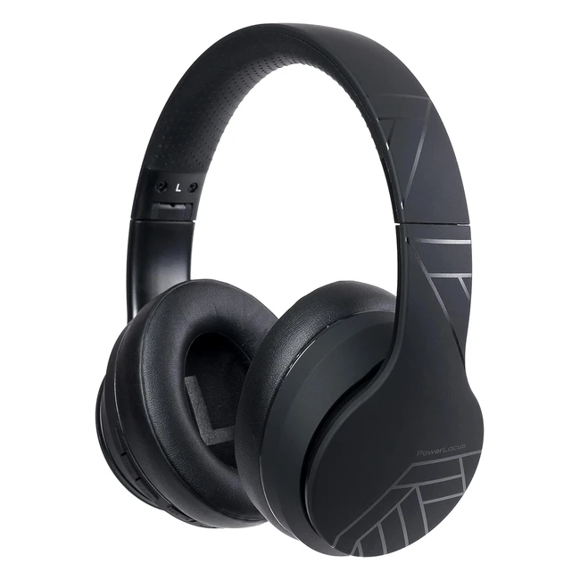 Powerlocus P6 Bluetooth Headphones Over Ear Wireless Headphones Super Bass Hifi Stereo Sound 40Hrs Battery Life