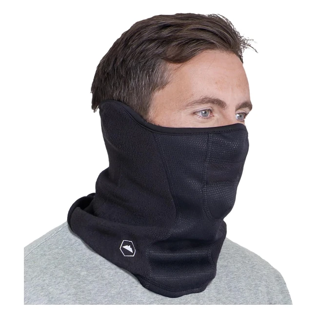 Tough Headwear Winter Face Mask Neck Gaiter - Cold Weather Half Balaclava - Tactical Neck Warmer