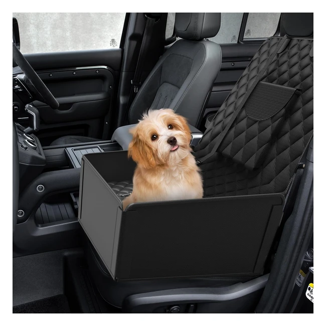 Asiento de coche para perros Pekimu - Estable y seguro - Impermeable - Fácil instalación