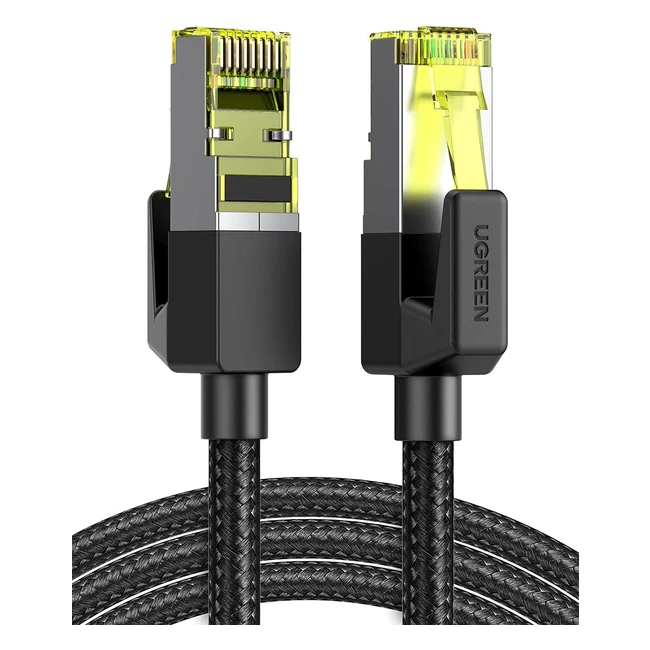 UGREEN Cat 7 Ethernet Cable 10Gbps 600MHz POE RJ45 Cord - Xbox PS5 PS4 TV WiFi B