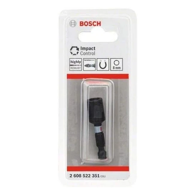 Bosch Accessoires 2608522351 Cl  Douille Impact 8mm - Outil Puissant et Dura