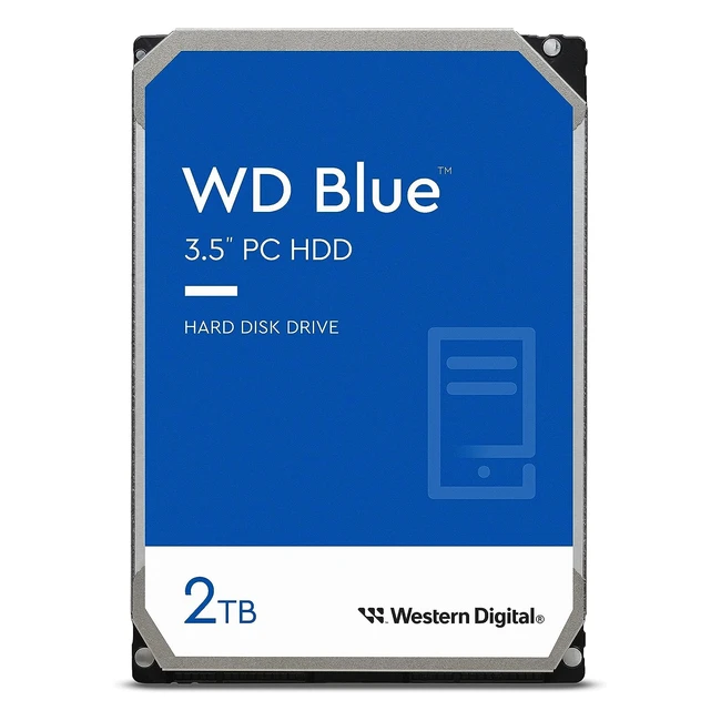 WD Blue 2To Disque Dur Interne 35 PC 7200 RPM SATA 6 Gbs 256MB Cache - Garanti