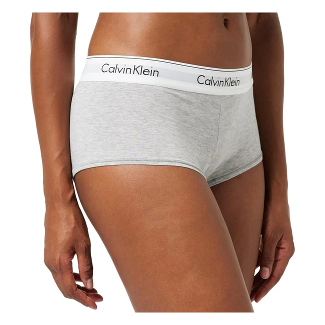 Pantaloncini Hipster Calvin Klein Donna Grigio Elasticizzati - Ref 12345