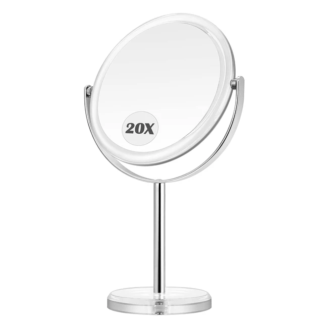 Specchietti Ingranditori Miyadiva 20x - Supporto Specchio Cosmetico 360