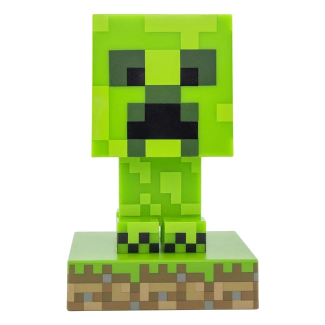 Paladone Minecraft Creeper 3D Icon Night Light | Unique Gift for Gamers | 2x AAA