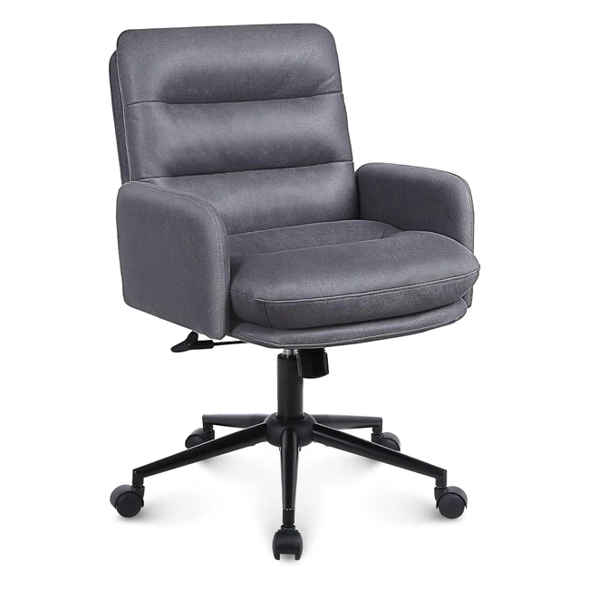 YouhauChair Adjustable Home Office Chair - Modern Mid Back Computer Desk Chair w