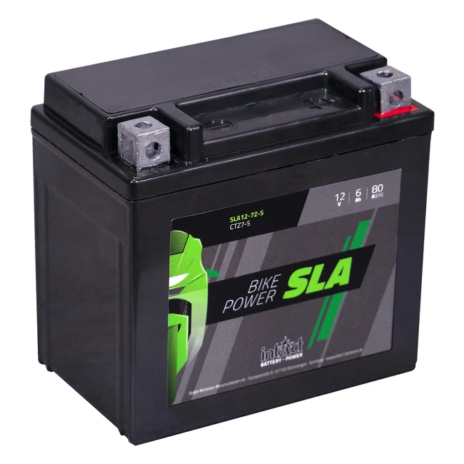 Batterie AGM Moto Intact SLA127ZS CTZ7S 12V 6Ah C20 80A