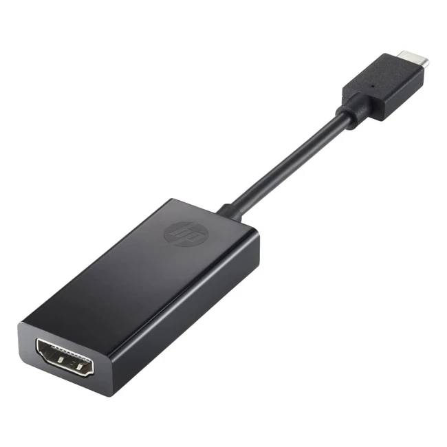 Adaptateur HP Pavilion USB-C vers HDMI 20 2PC54AAABB - Noir | Affichage 4K
