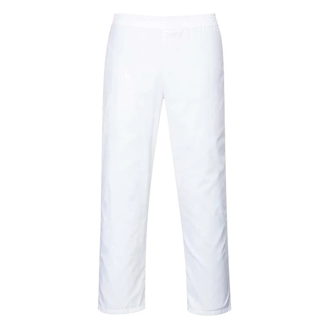 Pantalones de Panadero Portwest Talla M Blanco 2208WHRM - Ligeros y Cmodos