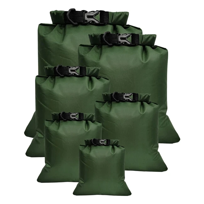 Victoper Waterproof Dry Bag Set 6 Pcs 8L 5L 35L Ripstop Lightweight Large Capacity Organizer Storage Bags