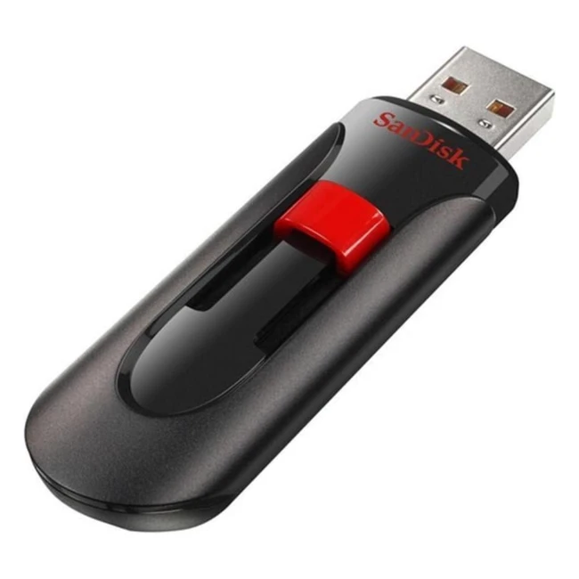 SanDisk Cruzer Glide 64GB USB Flash Drive USB 20 Black Red - Almacenamiento Fia