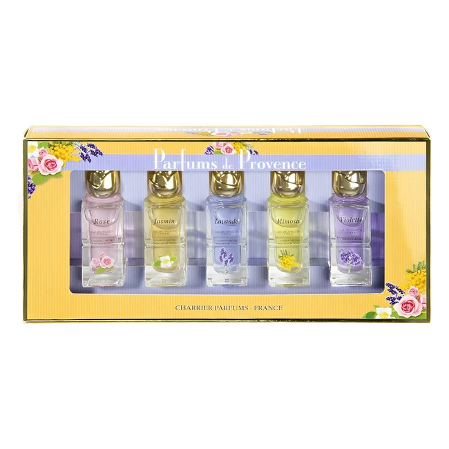 Estuche de 5 Eau de Toilette Charrier Parfums Provence Color Amarillo 54ml