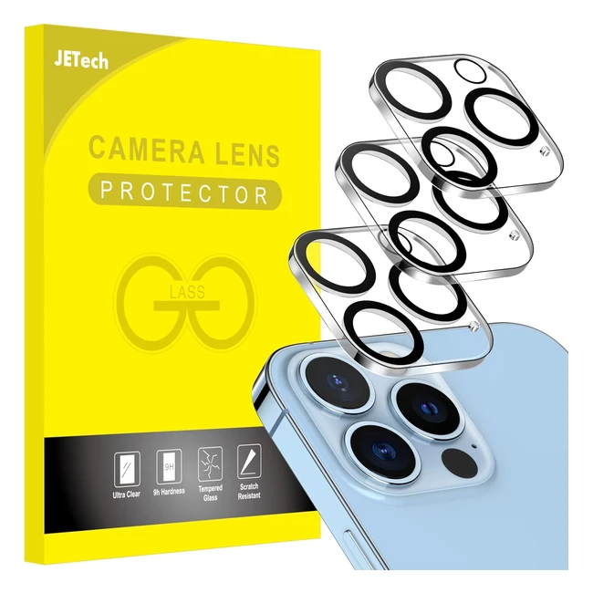 Protection objectif camra iPhone 13 Pro Max  13 Pro verre tremp 9H lot de 3