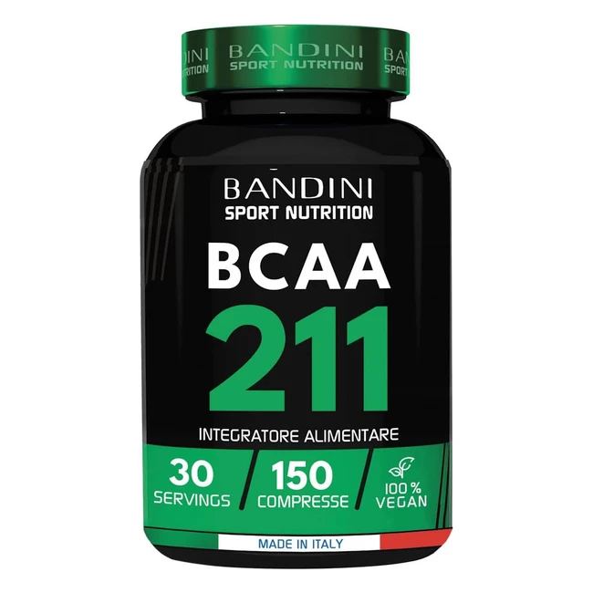 Aminoacidi Ramificati BCAA 211 Bandini Pharma - Con Vitamine B1 e B6 - 150 Com