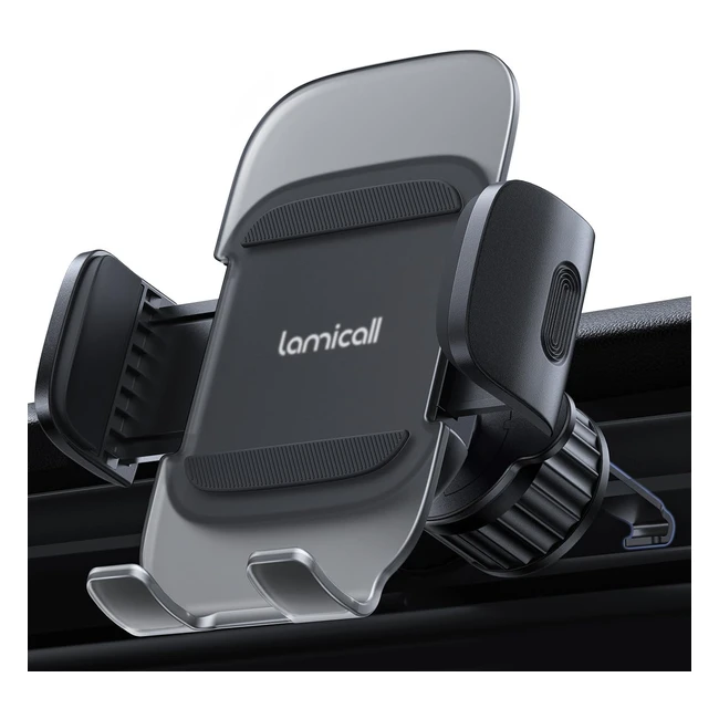 Support téléphone voiture Lamicall 360° pince ressort libération rapide