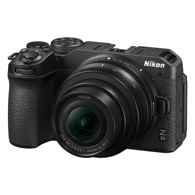 Nikon Z 30 Kit DX 1650 mm 13563 VR 20.9 MP 11 fps Hybrid AF - Top Features!