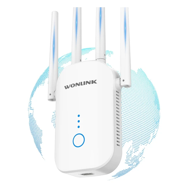 Repetidor WiFi 1200Mbps Amplificador WiFi 5G 24GHz AC1200 Antijamming Potente co