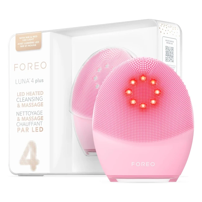 Foreo Luna 4 Plus Gesichtsbürste mit LED Rotlichttherapie und Infrarotlichttherapie