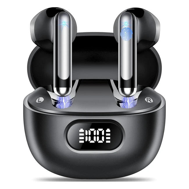 Ecouteurs Bluetooth Sans Fil Mini Tukio 53 HiFi Stro Basses 40h IP7 Etanche 