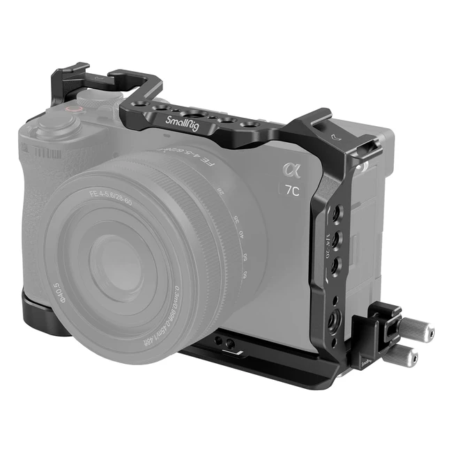 SmallRig Kit Cage Sony A7C II A7CR 4422 - Serrecble HDMI, Vlog, Hinge Arm, Plaque QR