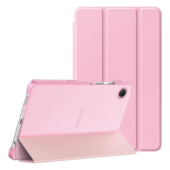 Moko Case for Samsung Galaxy Tab A9 87inch 2023 SMX110X115X117 Lightweight Stand Smart Case Hard Shell - Flowers Pink