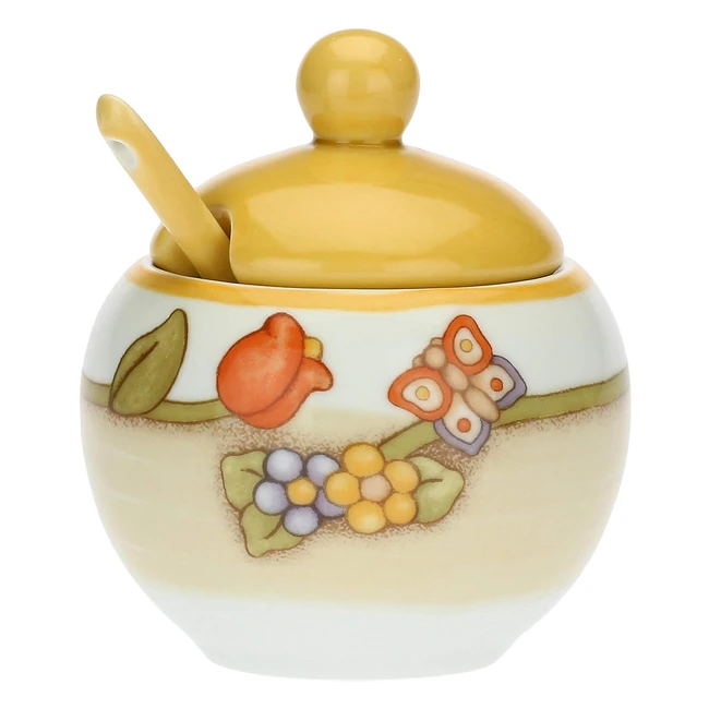 Thun Zuccheriera Porcellana Cucchiaino Country - Ref.12345 - Design Rustico