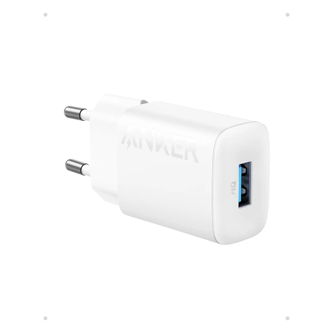 Anker USB-A Ladegerät 12W Schnellladegerät Netzteil iPhone 15 Galaxy iPad Air