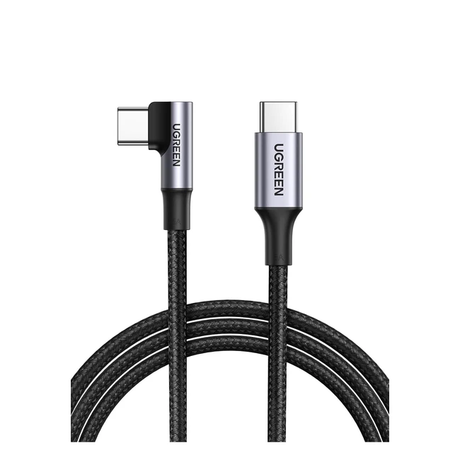 UGREEN Câble USB C vers USB C 100W Charge Rapide 5A en Nylon Tressé - iPhone 15 Pro Max Macbook Pro Galaxy S24 Ultra S23 A54 - 2m